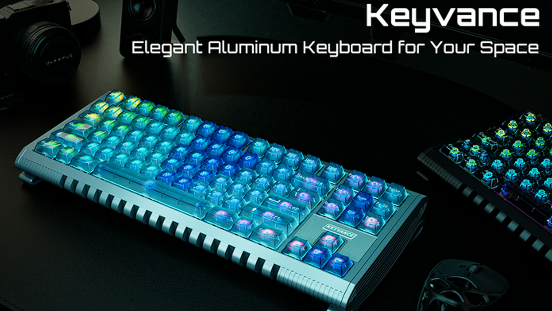  Keyvance: Elegant Aluminum Keyboard for Your Space
