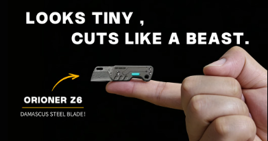  ORIONER Z6 Damascus Steel Cutting Tools: Your New EDC Beast