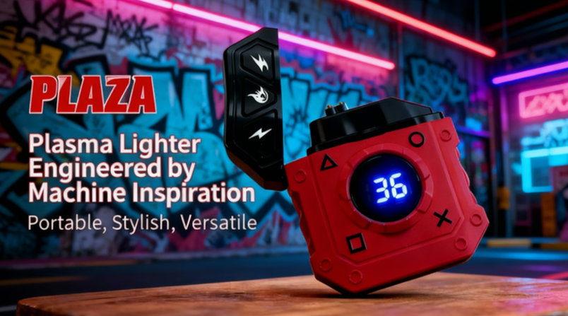 PLAZR Plasma Lighter: Engineered by Machine Inspiration