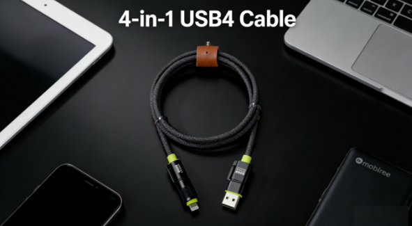  ZeusCable: The Ultimate 4-in-1 USB4 Cable