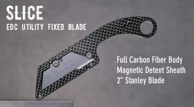  SLICE: EDC Utility Fixed Blade with magnetic detent sheath