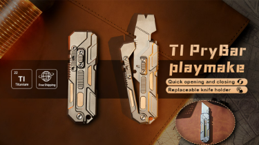 TI PryBar Playmake-Unlock EDC Fun, Embrace Practicality