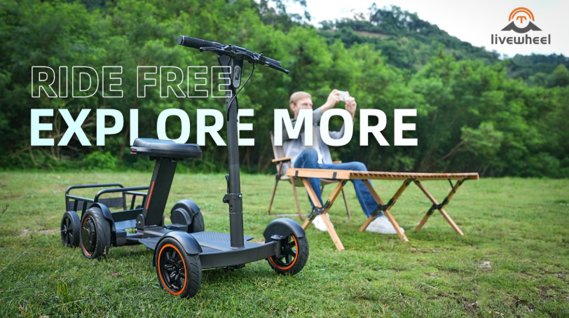 X-Ride: The 4-Wheel Scooter Redefining Urban Mobility!