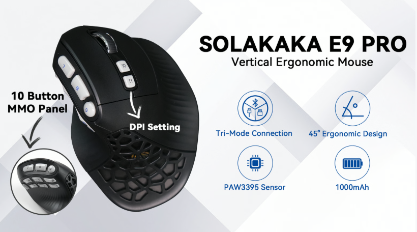 SOLAKAKA E9 Pro — Your Best Grip for Work and Victory