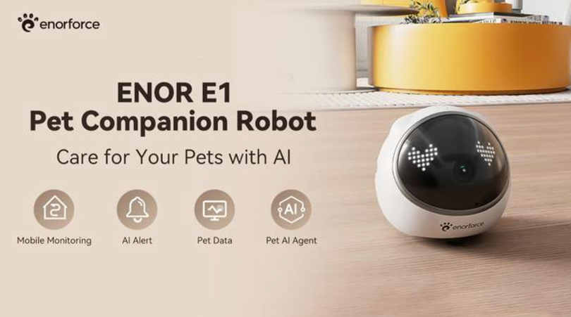 ENOR E1—Your Pet Is Never Alone, the AI Companion Robot