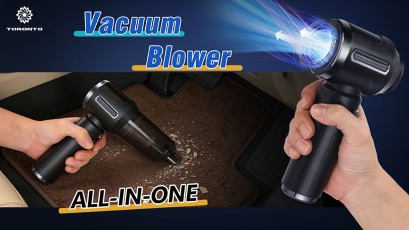 Vacuum & Blower in One — Balanced Massive Suction & Airflow