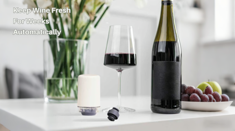 Preservio — Keep Wine Fresh for 5× Longer, Automatically