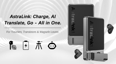 AstraLink : Power Bank That Charges, AI Translates & Stands