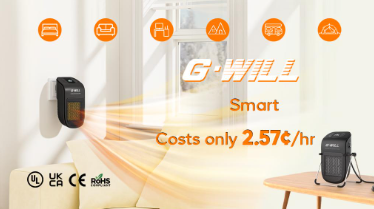  G-WILL Smart Plug-in Heater with Wake-up Timer