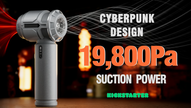 All-in-One Blower & Vacuum with 19,800Pa Suction Power