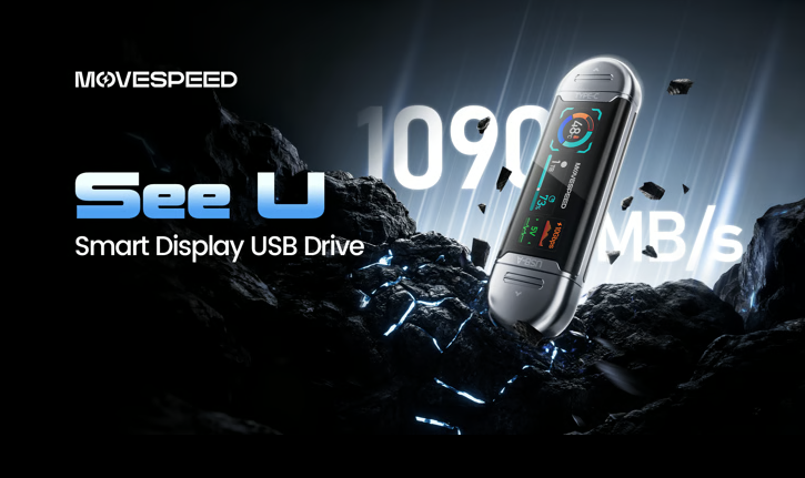 See U: The Next-Gen Smart Display USB Drive with Dual Ports