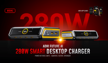 AOHi 280W GaN+ Desktop Charger—The Ultimate 6-Port Power Hub