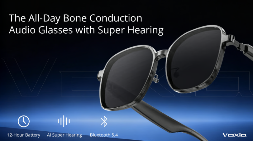 HAG-102: The All-Day Audio Glasses with Super Hearing