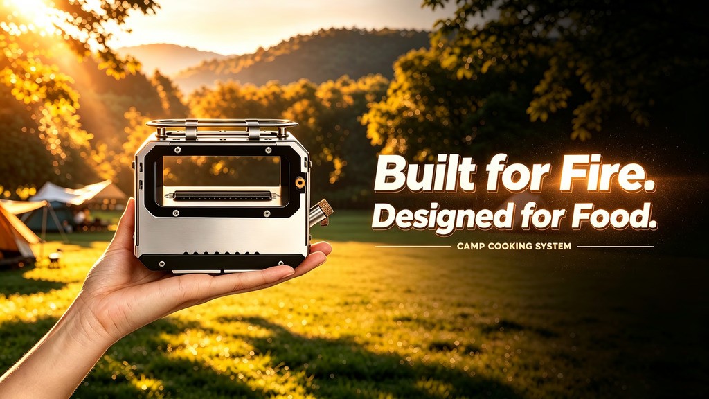 All-in-One Stove for Cooking & Atmosphere