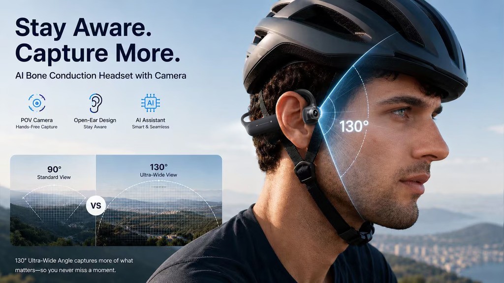 AI Bone Conduction Headset That Sees & Assists