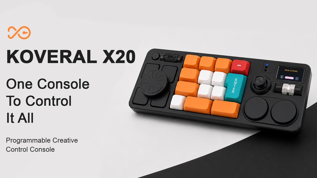 KOVERAL X20: Put Your Entire Workflow Under One Hand