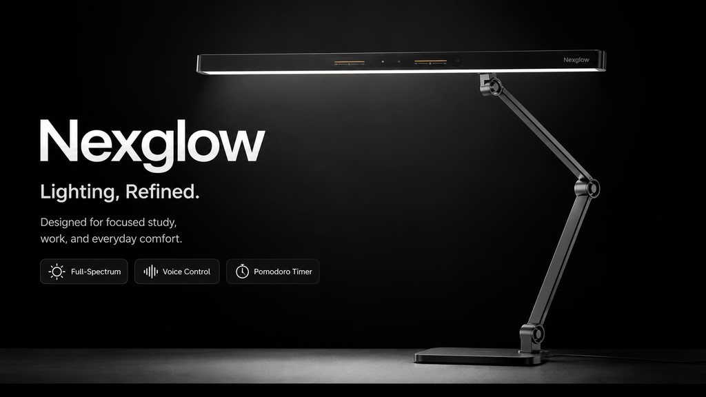 Nexglow: Full-Spectrum Light for Focused Work
